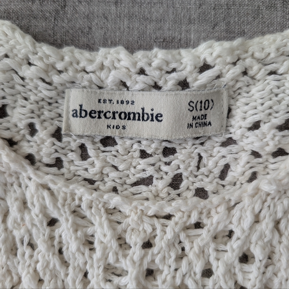 abercrombie kids Cream Crochet Top - Picture 2 of 5